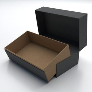 4 Caja con cajón abatible