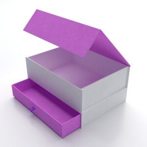 4 Caja con cajón para regalo tapa frontal